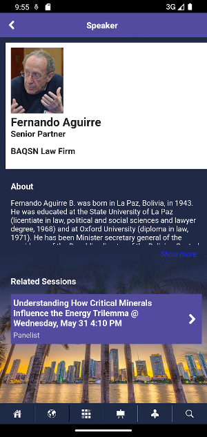 AIEN Events Screenshot 2