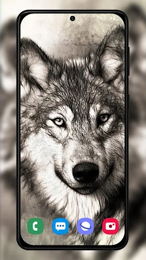 Wolf wallpapers backgrounds Screenshot 2