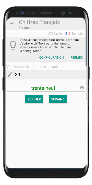 French Numbers - French Number Spelling & Learning Screenshot 1