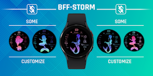 BFF53- Neon Art Mermaid Color Screenshot 3