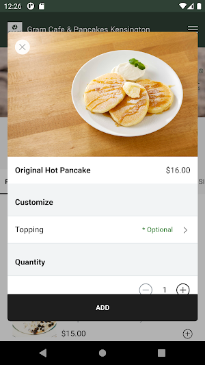 Gram Café & Pancakes Screenshot 2