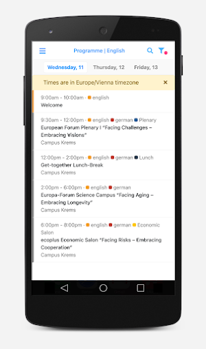 Europa-Forum Wachau Screenshot 2