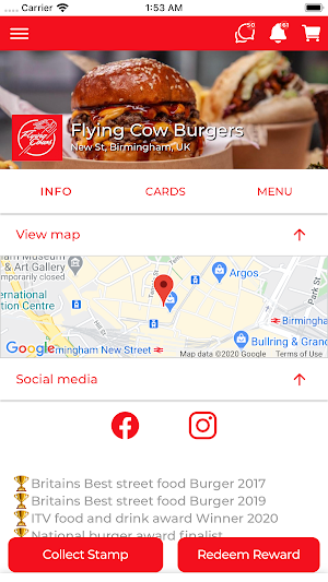 Flying Cows Burgers Screenshot 1