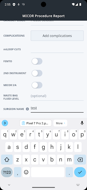 ZEISS MICOR Screenshot 3