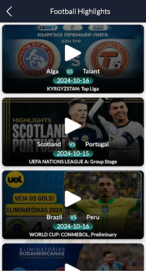 Live Football TV HD Streaming Screenshot 2