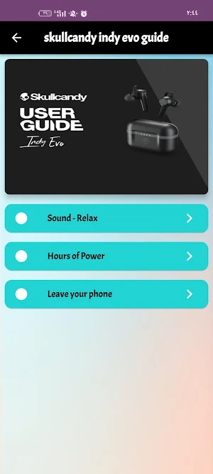 skullcandy indy evo guide Screenshot 0