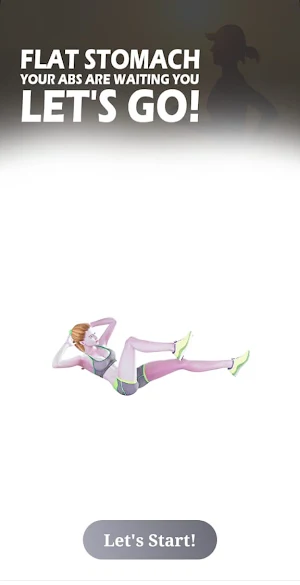 Flat Stomach Fitness & Diet Screenshot 0