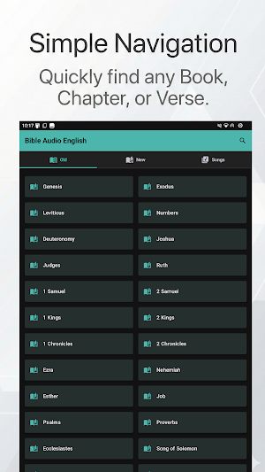 Bible Audio English Screenshot 1