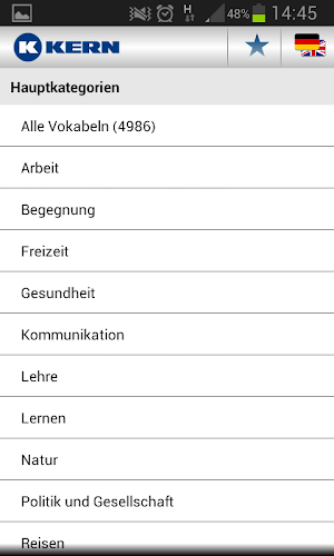 KERN Sprachtrainer Englisch Screenshot 2