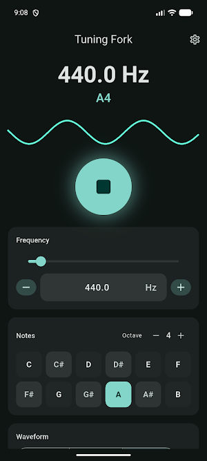 Tuning Fork Screenshot 1