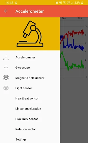 SensorsManager Screenshot 1