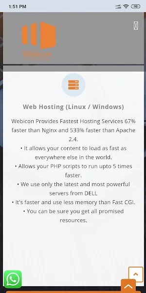 Webicon Screenshot 2