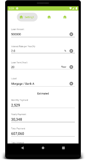 Loan Calculator Screenshot 2