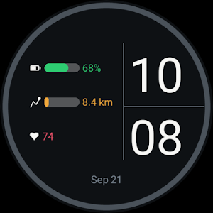 BrightSide-IOV Watch Face Screenshot 1