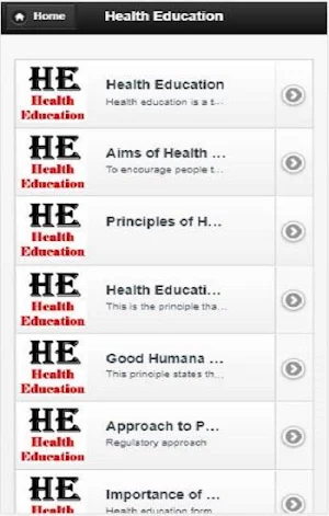 Health Education Screenshot 1