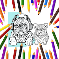 Color Bulldog Stres Relieving