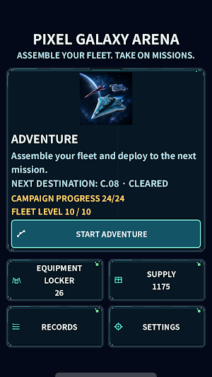 Pixel Galaxy Arena: Space War Screenshot 0