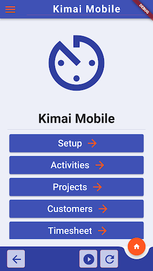 Kimai Mobile Screenshot 0