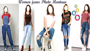 Women jeans Photo Montage Screenshot 0