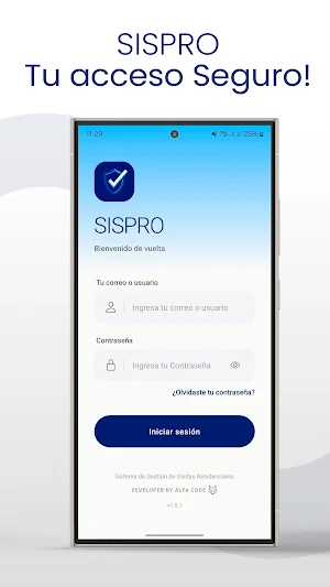 SISPRO – Control de Visitas Screenshot 0