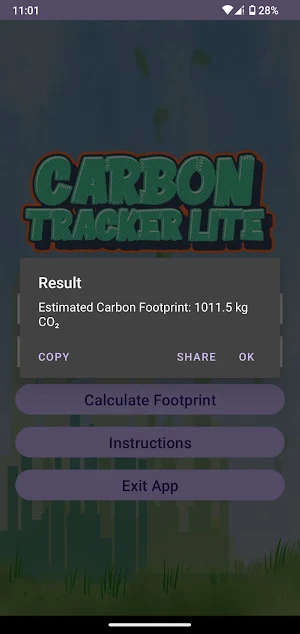 Carbon Tracker Lite Screenshot 2