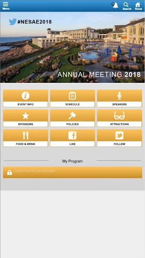 NE/SAE Events Screenshot 0