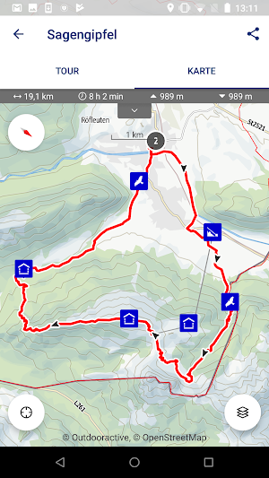 Pfronten im Allgäu Outdoor-App Screenshot 1