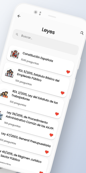 Test de Leyes Oposiciones Pro Screenshot 1