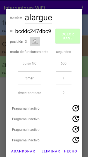 Interruptores WiFi Screenshot 3