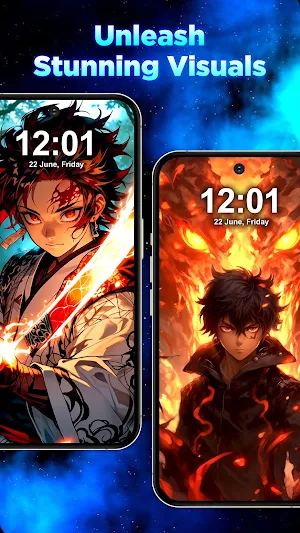 Zipper Lockscreen: Magic Theme Screenshot 1