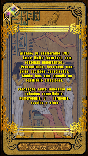 Egyptian Tarot - Yes or No Screenshot 0
