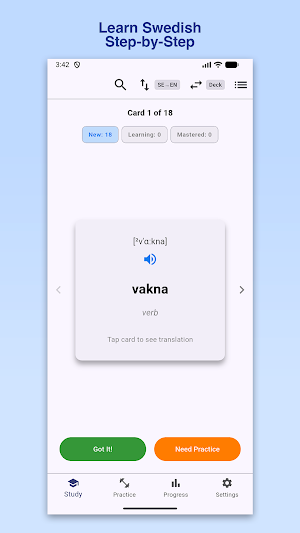 Svenska Stegvis Screenshot 0