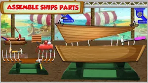 Cruise Ship Factory: Mechanic & Builder Game Screenshot 2