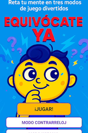 Equivócate YA! Piensa al revés Screenshot 0