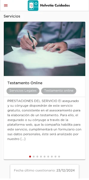 Cuidados Helvetia Screenshot 3