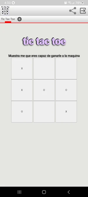 Tic Tac Toe Screenshot 1