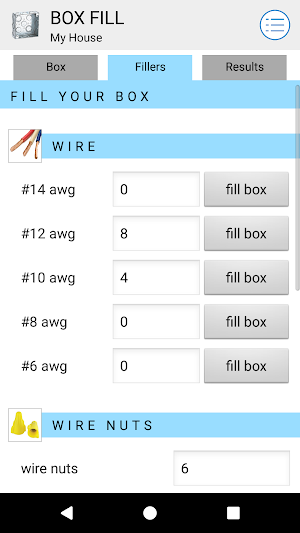 Box Fill Calculator Free Screenshot 1