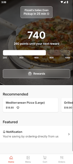 Pizzeli's Italian Oven Screenshot 0