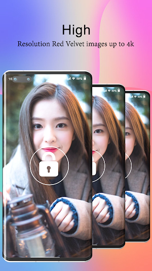 Material Red Velvet Wallpaper Screenshot 1