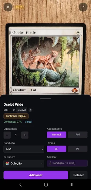MagicFinder: Scan, Vida, Deck Screenshot 0