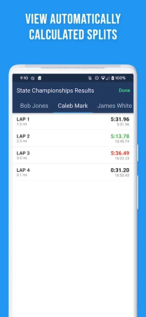 Split Tracker - Timing System Screenshot 3