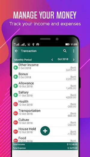 My Money - Free Personal Money Manager Screenshot 3