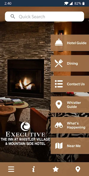 Executive Hotel Whistler Screenshot 1