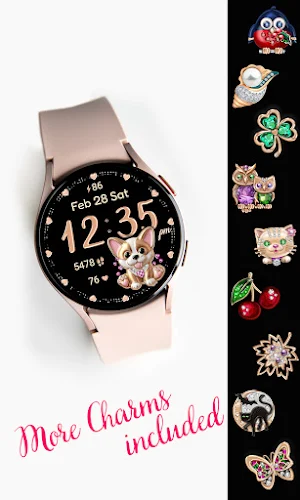 Pretty Charms Watch Face Screenshot 1