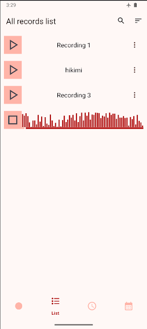 Record scheduler Screenshot 3