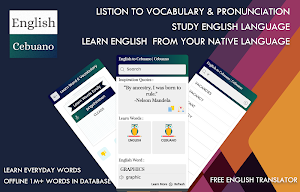 Cebuano English Translator-Free Cebuano Dictionary Screenshot 0