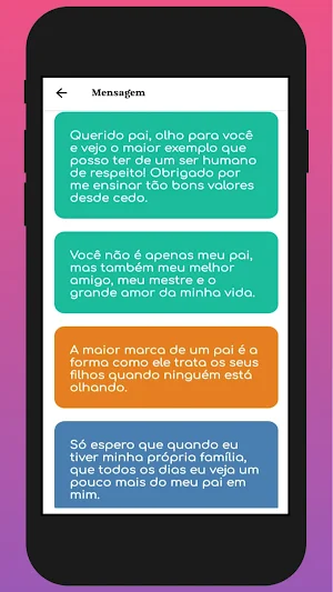 Mensagem Para Pai Screenshot 2