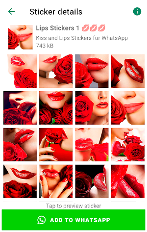 Lips Stickers for WhatsApp Screenshot 0