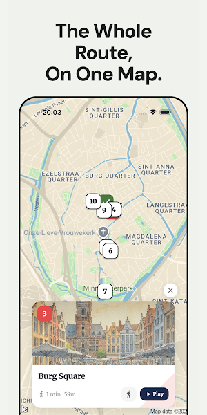 Bruges Audio Guide Screenshot 2