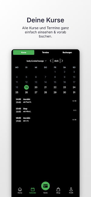 body & mind lounge Screenshot 2